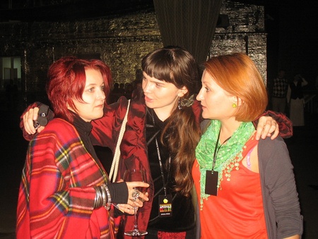 З Світланою Фесенко та Оксамиткою Блажевською