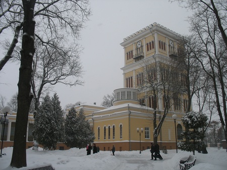 Замок узимку..