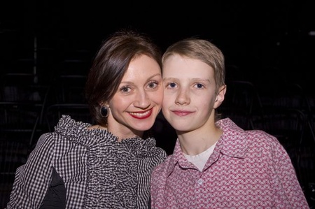 Римма Зюбіна із сином Даниїлом